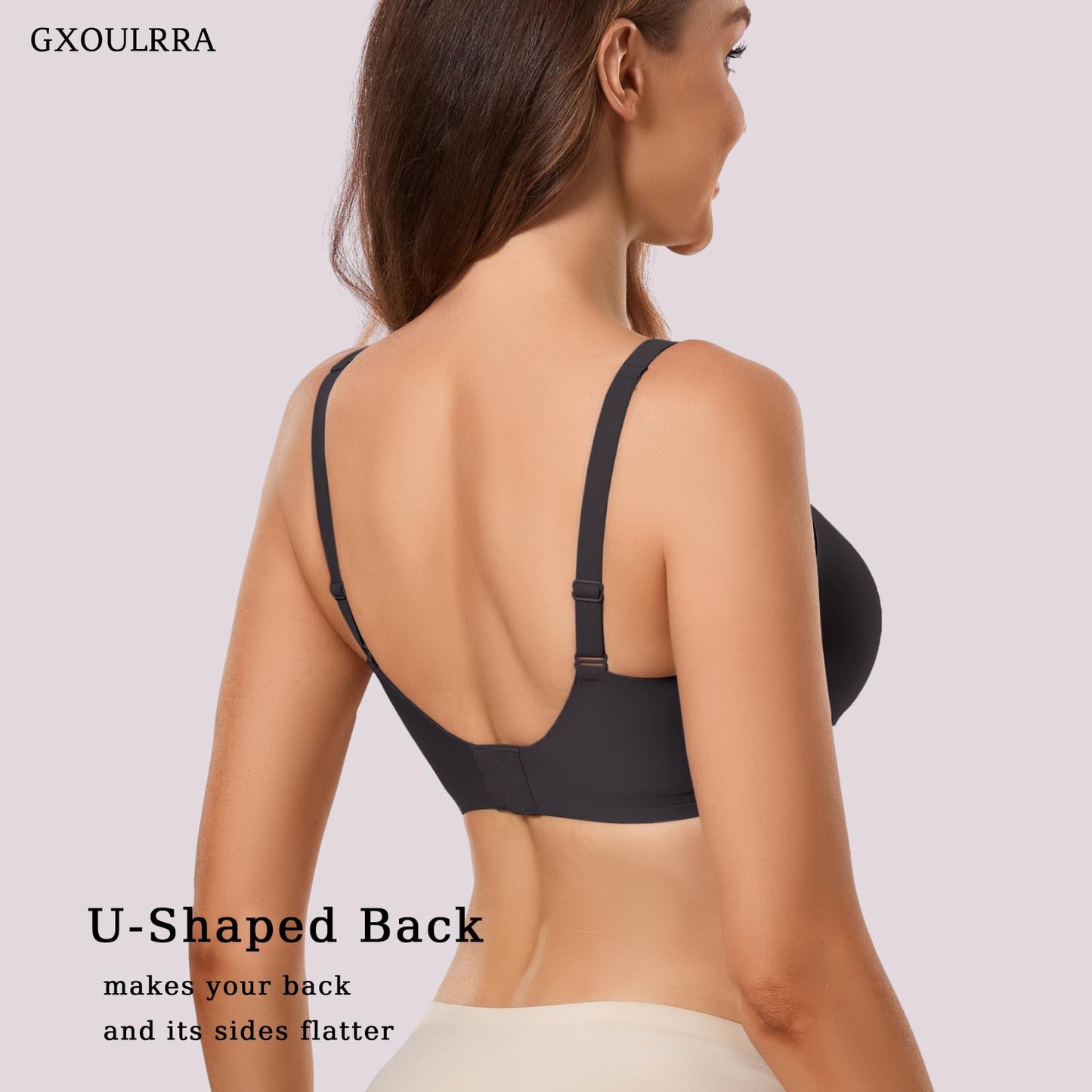 GXOULRRA Deep V Bras for Women Comfort Wireless Bras Bralettes Adjustable No Underwire with Bra Extender - Boutique en ligne à rabais