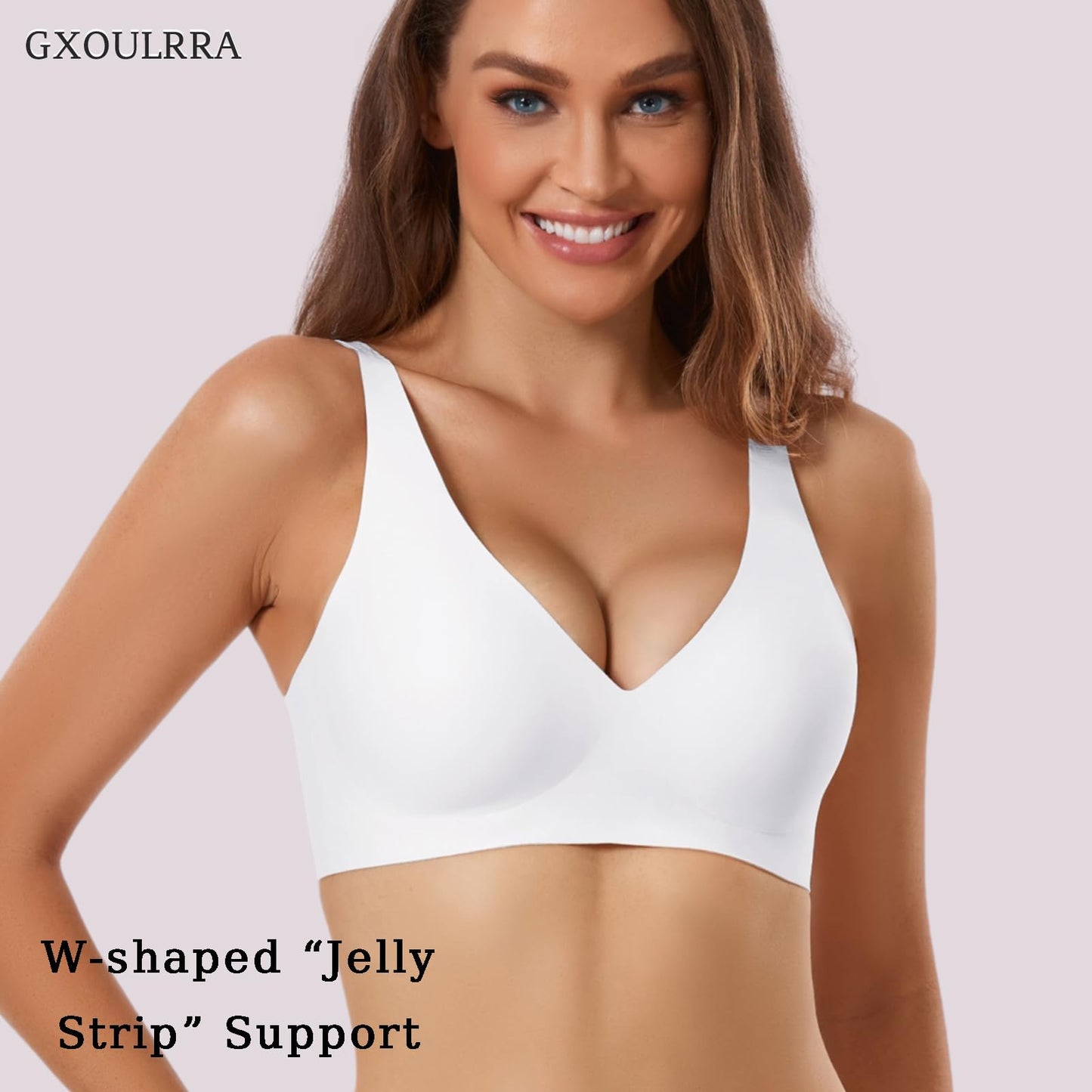 GXOULRRA Deep V Bras for Women Comfort Wireless Bras Bralettes Adjustable No Underwire with Bra Extender - Boutique en ligne à rabais