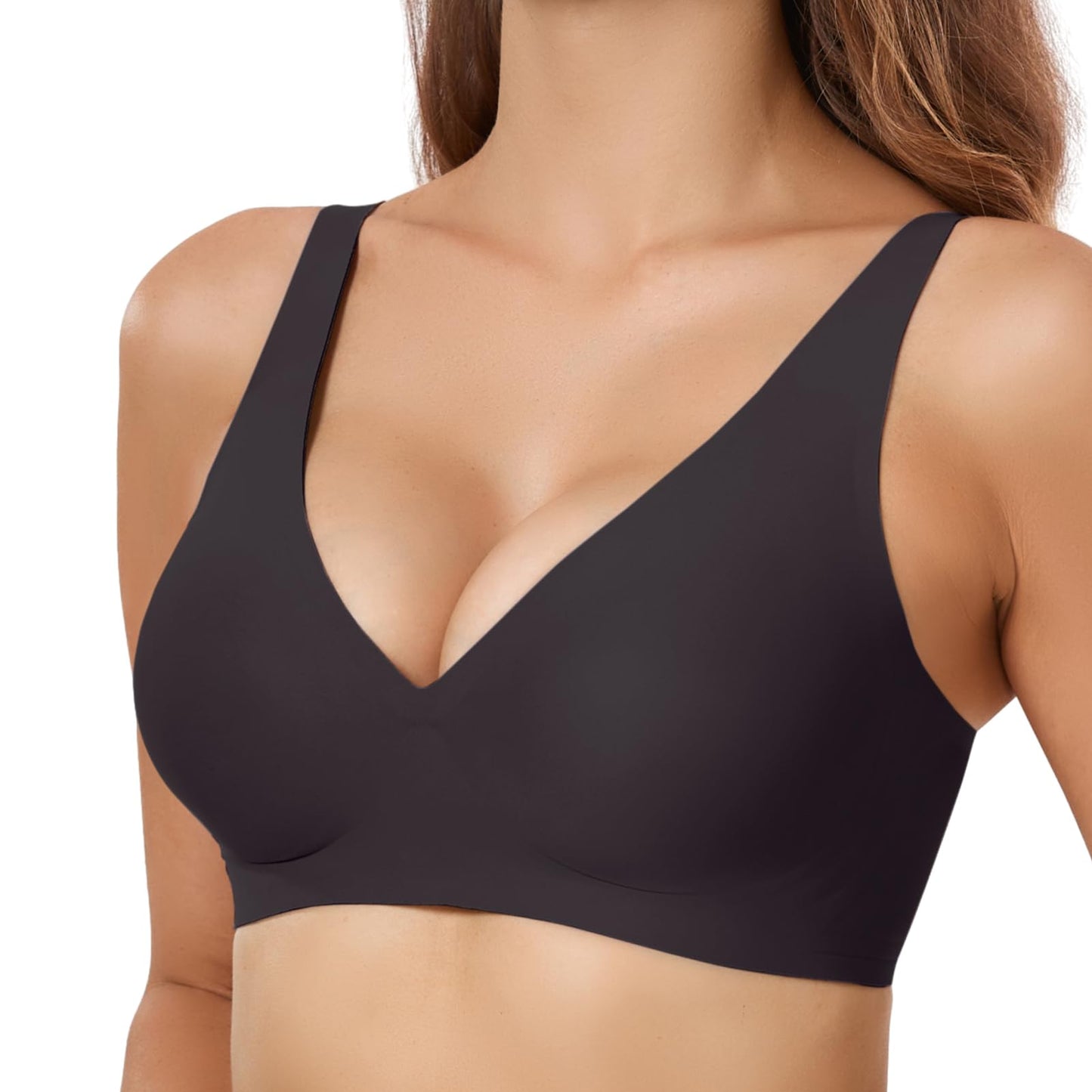 GXOULRRA Deep V Bras for Women Comfort Wireless Bras Bralettes Adjustable No Underwire with Bra Extender - Boutique en ligne à rabais