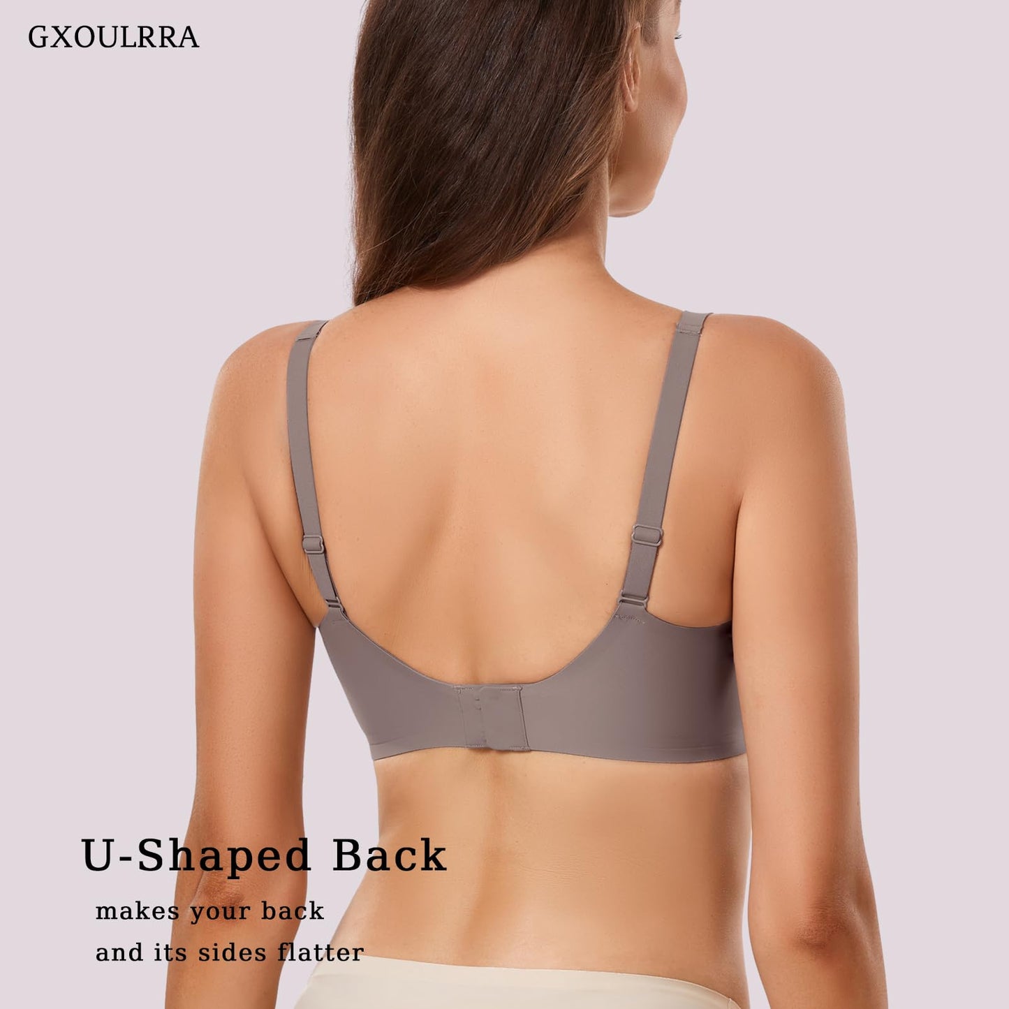 GXOULRRA Deep V Bras for Women Comfort Wireless Bras Bralettes Adjustable No Underwire with Bra Extender - Boutique en ligne à rabais